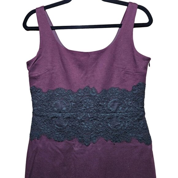 Bailey 44 Dracula's Lover Black Lace Overlay Sleeveless Cocktail Dress Size Med - Picture 5 of 12